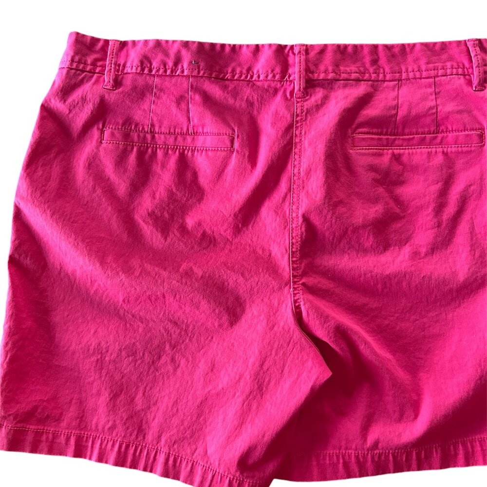 Talbots Girlfriend Chino Short, 7", Sz 16, Fuchsia - Picture 2 of 4